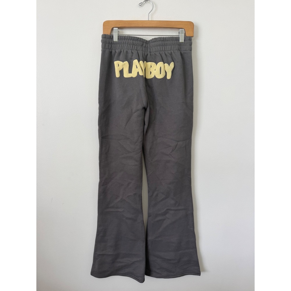 Playboy Wide Leg Sweatpants – Dark Grey‎ – Women's Small – NWT